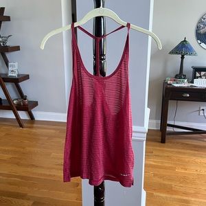 Nike Dri Fit Red Running Racerback Tank Top